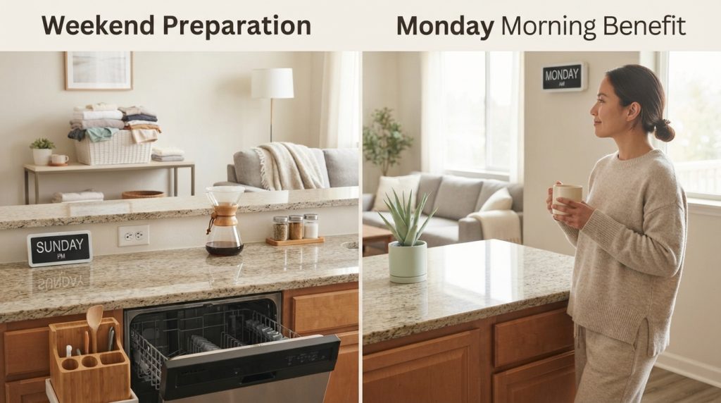 The Weekend Cleaning Routine That Makes Monday Mornings Feel Better