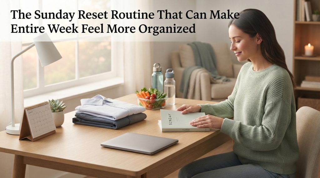 The Sunday Reset Routine That Can Make Your Entire Week Feel More Organized