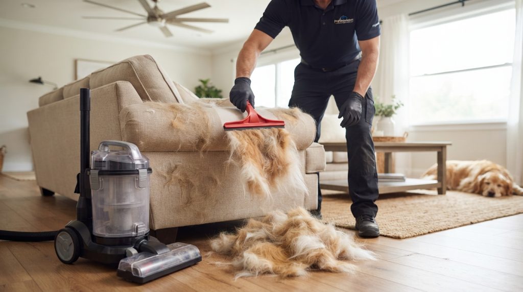 What Professional Cleaners Would Tackle First in a Home Full of Pet Hair