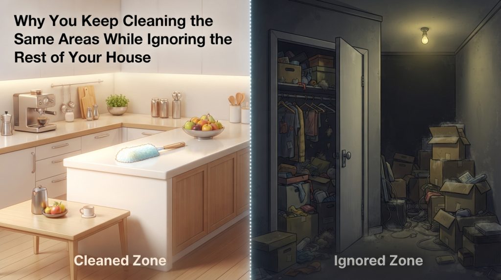 Why You Keep Cleaning the Same Areas While Ignoring the Rest of Your House